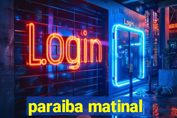 paraiba matinal